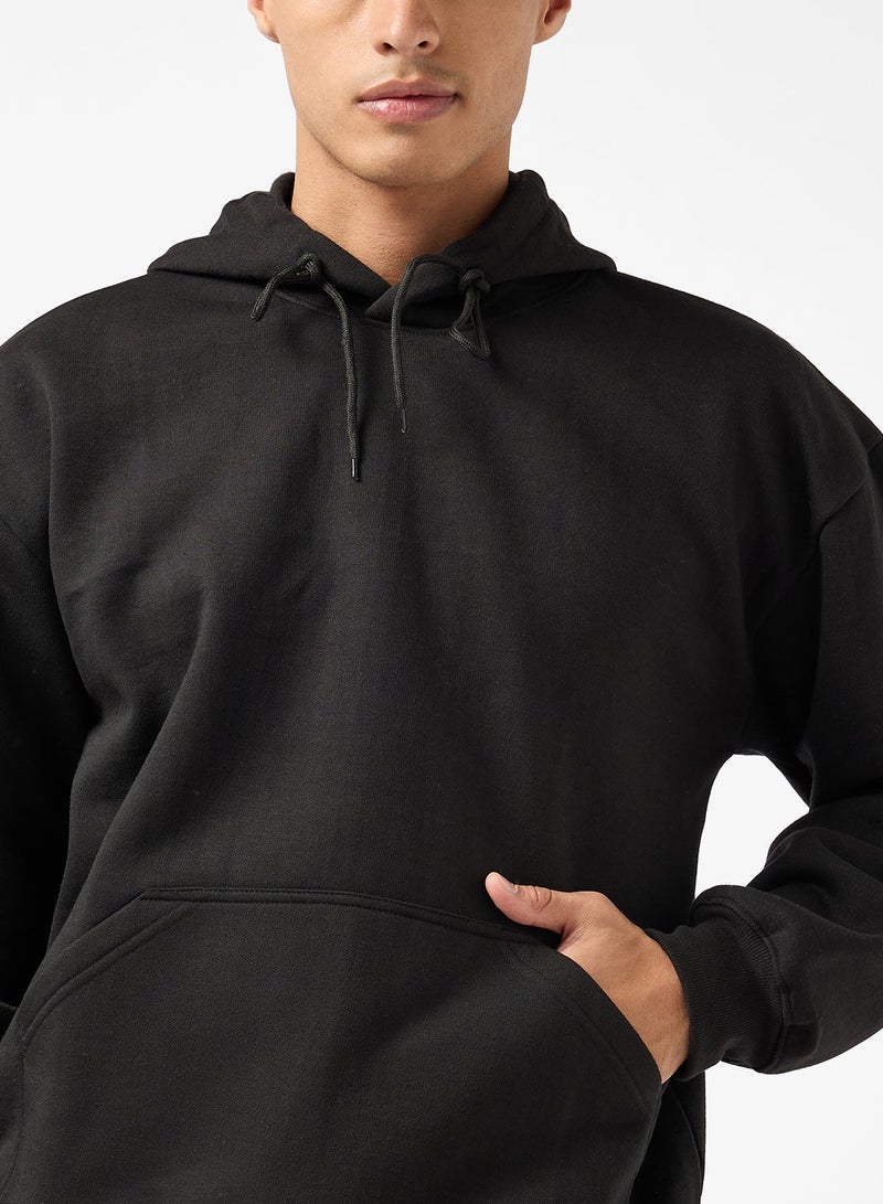 سفنتي فايف هودي واسع بظهر مطبوع - Image 3