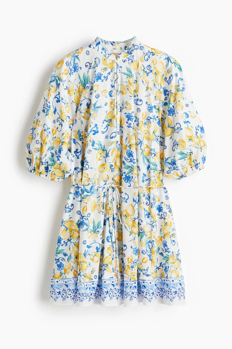 اتش اند ام فستان بحزام ربط