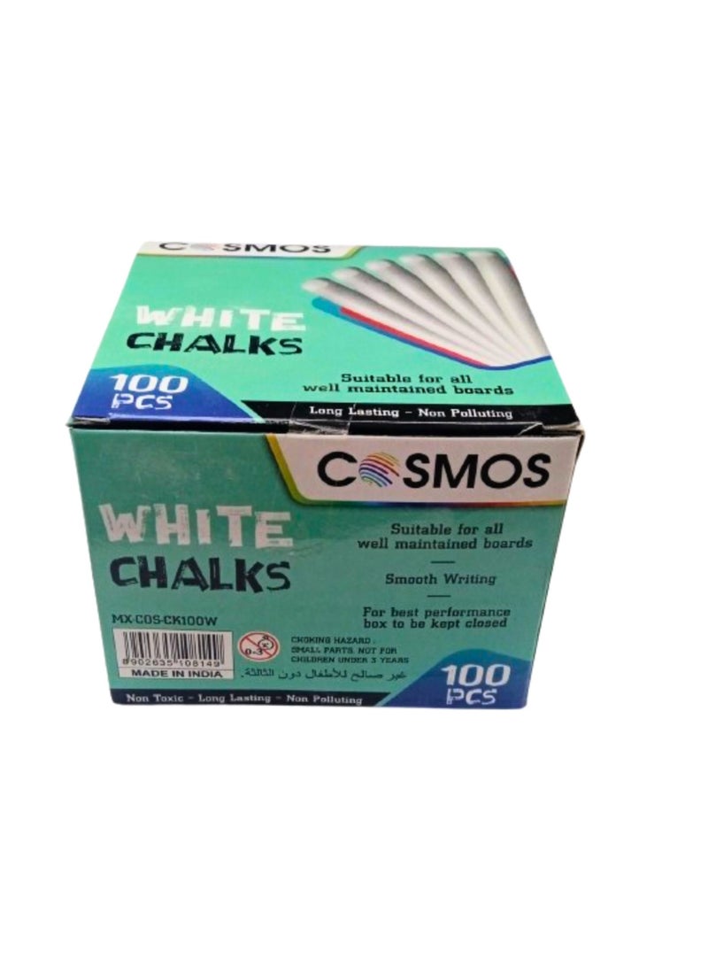 COSMOS White Chalks ( 100 pieces/bx) - Image 1