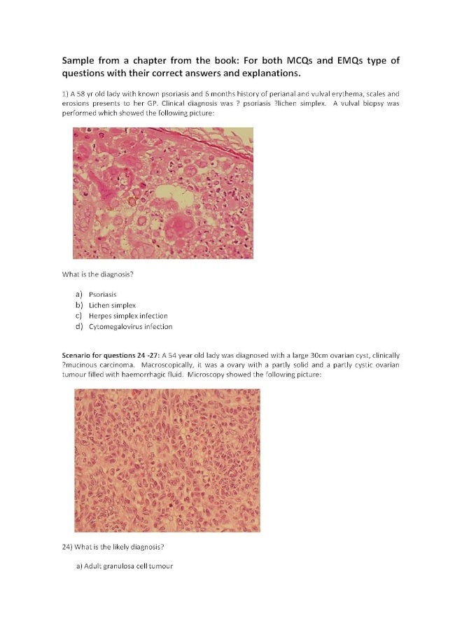 التطبيقات العملية في علم الأمراض النسيجية، علم الأمراض الخلوية والتشريح: مورد أسئلة متعددة الخيارات/أسئلة متعددة الإجابات - Image 5