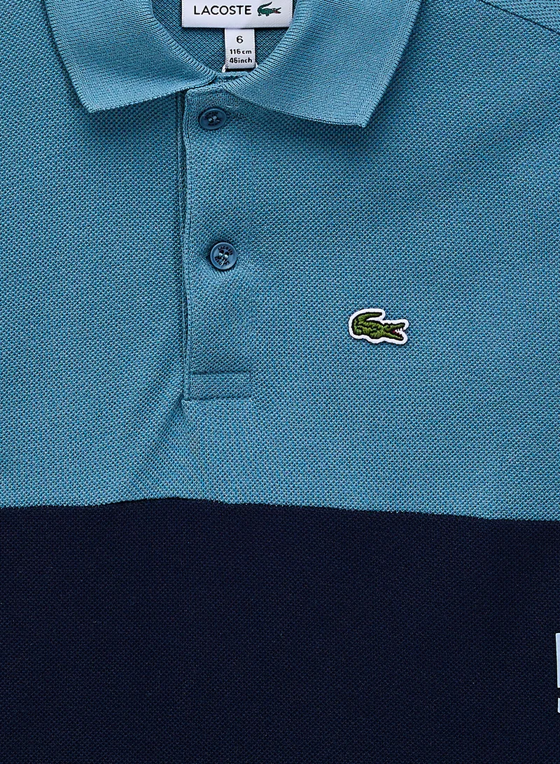 LACOSTE Kids Colour Block Polo Shirt