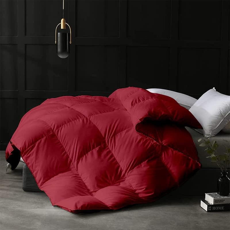 Razzai Single Bed Comforter 500 GSM Winter Comforter Premium Collection Quilted Comforter (60" x 90" Inches/152cm x 228cm) - Single Bed Comforter|Burgundy| TC - 400 - Image 2
