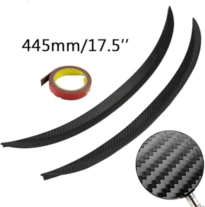 DEMULAX Carbon Fiber Texture Wheel Eyebrow Arch Fender Flares - Image 4