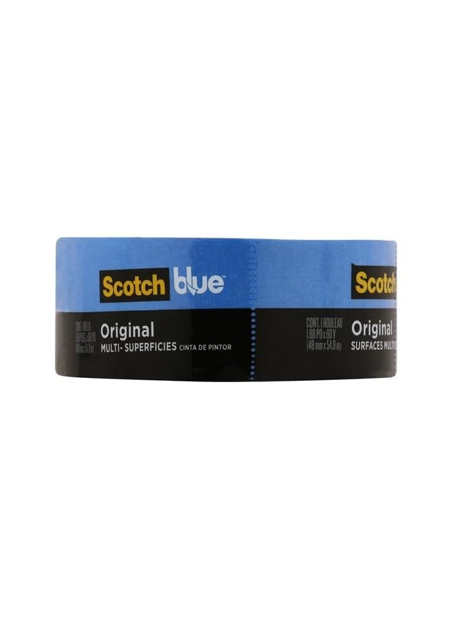Scotch  Scotch Blue Premium Masking Tape 48mm x 54.8m, 1 roll/pack | Blue color | Masking and Protection | High adhesion | Multi-Surface | For walls, ceiling, metal, wood | Easy to Remove with no residue  - Image 3