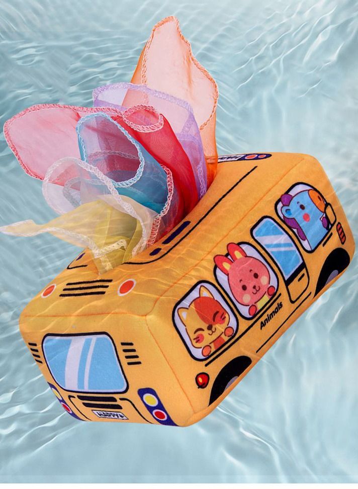 Meetion Baby Box Toy Magic Montessori Sensory Plush Toys for Babies 6-12 Months random design - Image 3