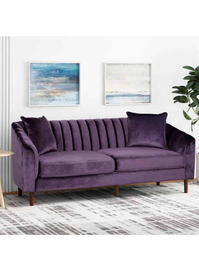 كستم ديكو أريكة معاصرة بمقعدين - أريكة مبطنة حسب الطلب لغرفة المعيشة، بتصميم أنيق مع راحة فائقة - Image 5