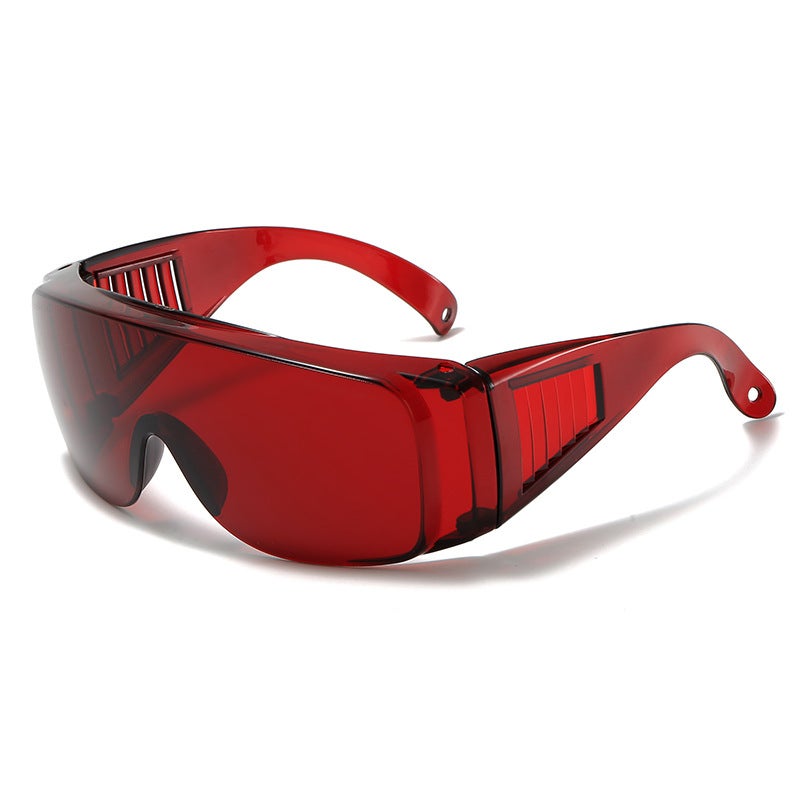 Generic UV Protective Laser Safety Goggles Blinds (red)