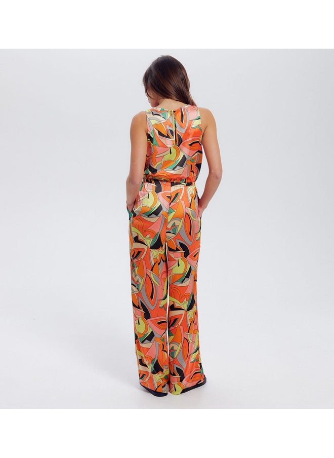 Soft satin jumpsuite