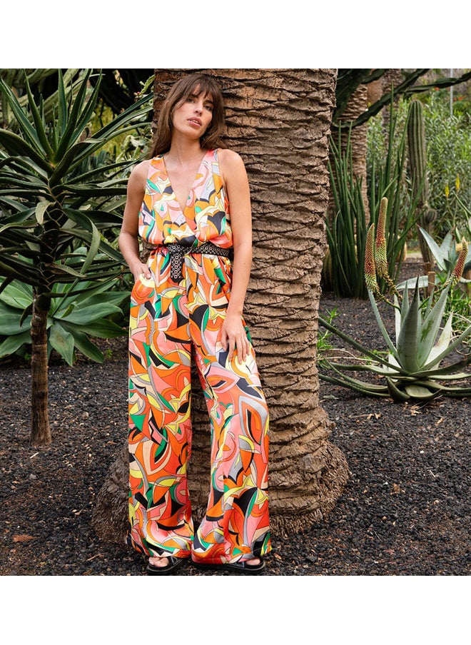 Soft satin jumpsuite