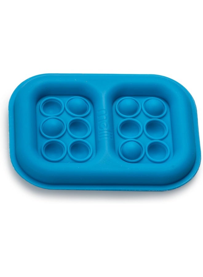 melii Pop It Ice Pack for Kids - Fidget Toy and Reusable Silicone Ice Pack for Lunch Boxes, Coolers, and More - Blue - Image 1