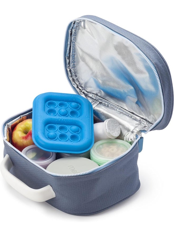 melii Pop It Ice Pack for Kids - Fidget Toy and Reusable Silicone Ice Pack for Lunch Boxes, Coolers, and More - Blue - Image 2