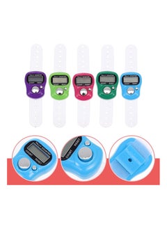 A & O A&TO 5 PICES Tally Counter Clicker : Single/Multi-Channel Digital Finger Counter Tasbih with LED, Beep Sound, Time Clock & Reset Button - Premium Quality Dhikr Counter & Tasbeeh Counter  - Image 1