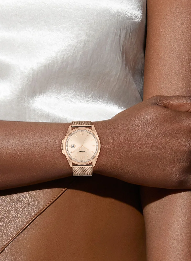 COACH Steel Strap Analog Watch