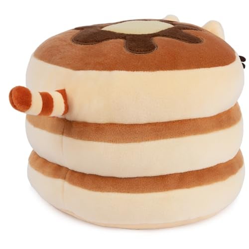 GUND Pusheen The Cat Pancake Squisheen Plush, Squishy Toy Stuffed Animal for Ages 8 and Up, Brown, 6” - Image 5