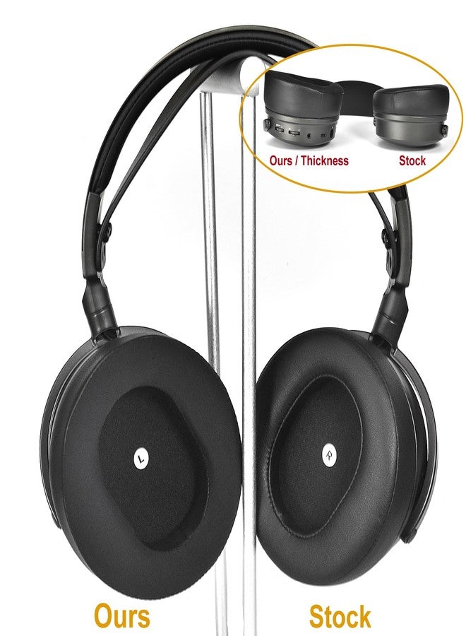 defean وسائد ديفيان ماكسويل - وسادات أذن جل تبريد بديلة متوافقة مع سماعات أودزي ماكسويل، سمك إضافي، رغوة عزل الضوضاء لجلسات الألعاب الملحمية (قماش حريري) - Image 5