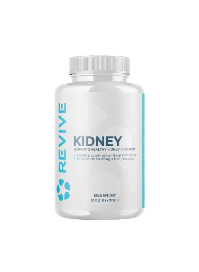 revive Kidney Support 135 Vegetarian Capsules | Kidney Cleanse, Detox & Daily Wellness Support for Men & Women - Image 1