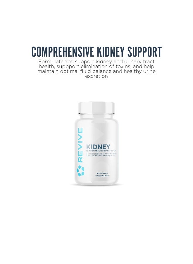 revive Kidney Support 135 Vegetarian Capsules | Kidney Cleanse, Detox & Daily Wellness Support for Men & Women - Image 2
