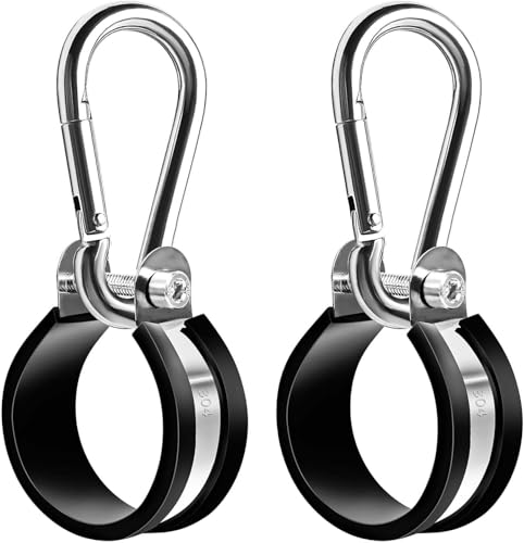 Klmnduo 940103 Hanger Bracket Mounting Assembly Airpower Line Clamp Stainless Steel for semiTruck Tractor Trailers Designed to securely wrap and Support 3in1 air Hose Lines - Image 1