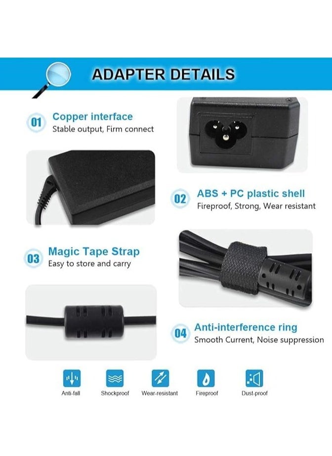 Generic - 90W 20V 4.5A AC Adapter Charger for Lenovo ThinkPad T60 T61 T400 T410 T420 T430 T500 T510 T520 T530 X60 Z60 X200 X201 X220 X230 X61 L420 L430 Edge 14 15 E420 E430 E530 Power Supply - Image 1