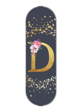 3-In-1 Universal Mobile Phone Grip Holder- Custom Monogram Initial Letter Floral Pattern Alphabet - D (Grey) - pzsku/Z27D40E7D00B716617676Z/45/_/1696069057/0b779df4-fe77-4178-bea7-3bb67eb43bdc