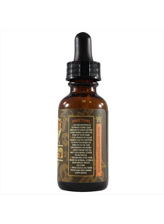GRAVE BEFORE SHAVE ™ HEAD HUNTER BEARD OIL - Image 2