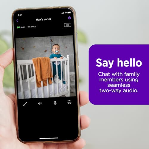 Roku Indoor Camera for Home Security, 1-Pack - Wired Security Camera with 1080p HD Color Night Vision, Works with Alexa & Google, Motion & Sound Detection, Built-in Siren, 90-Day Subscription Included - Image 5