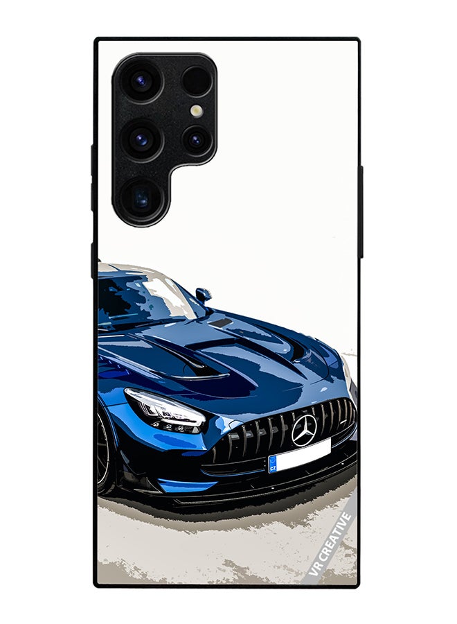 غطاء حماية لهاتف سامسونج جالاكسي S25 ألترا بتصميم مرسيدس متعدد الألوان