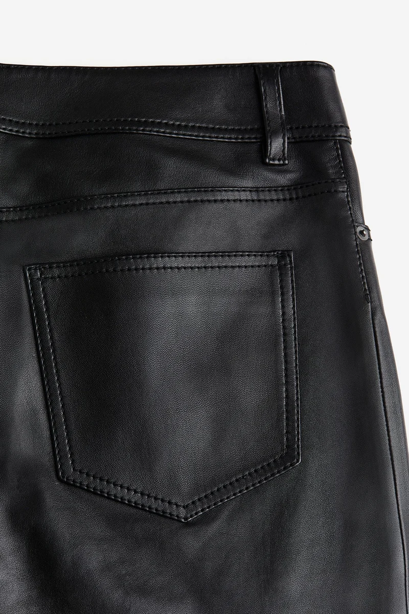 H&M Leather trousers