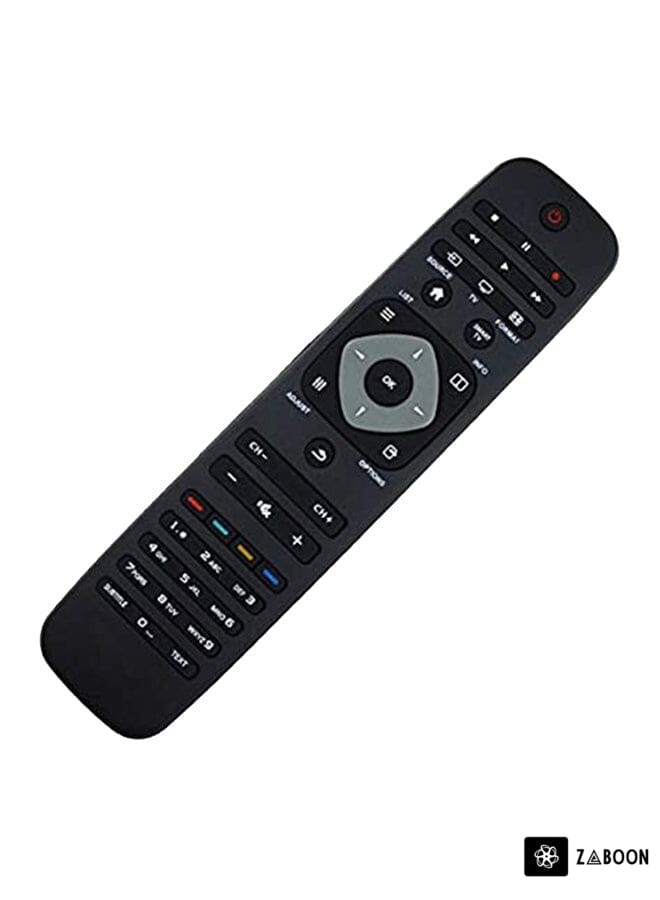 Zaboon Remote Control For Philips LCD/LED/Smart TV Black