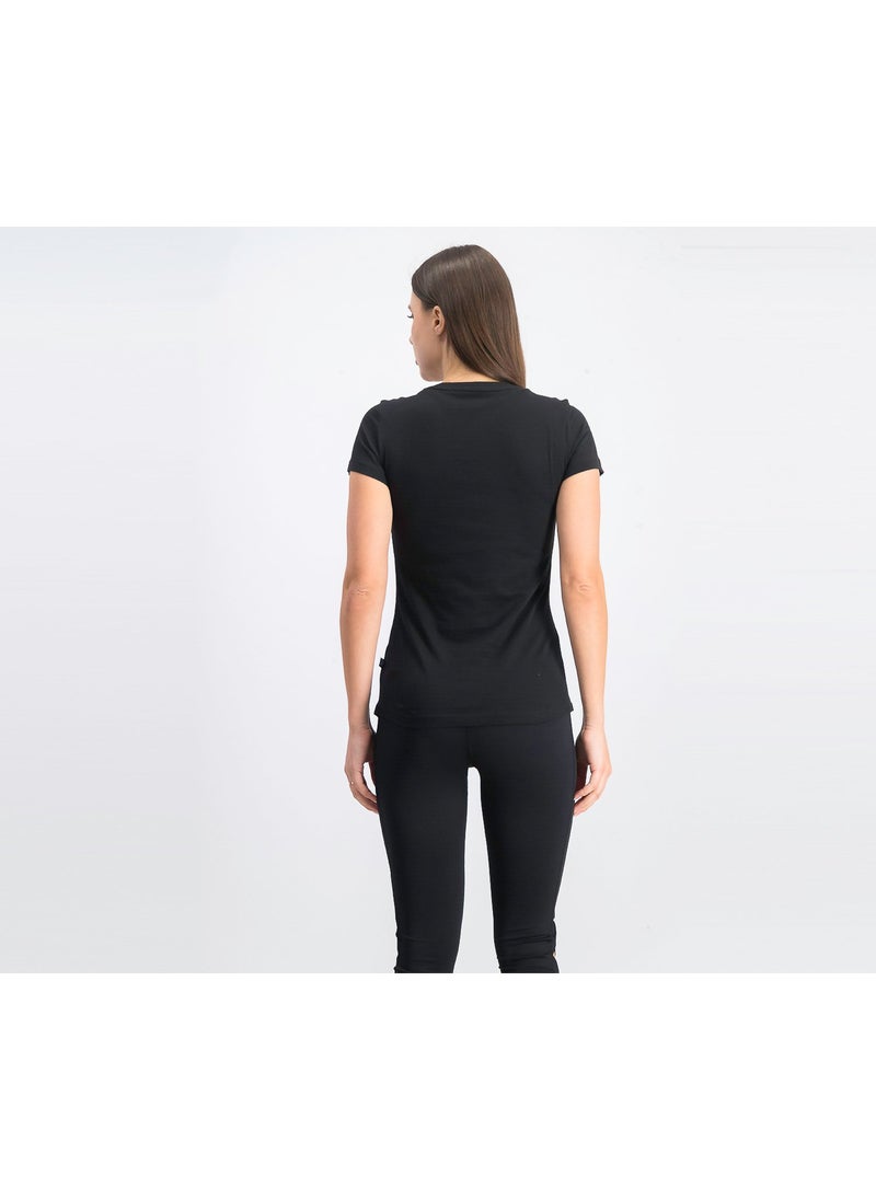 PUMA Womens Essential Tee, Black  - Image 2