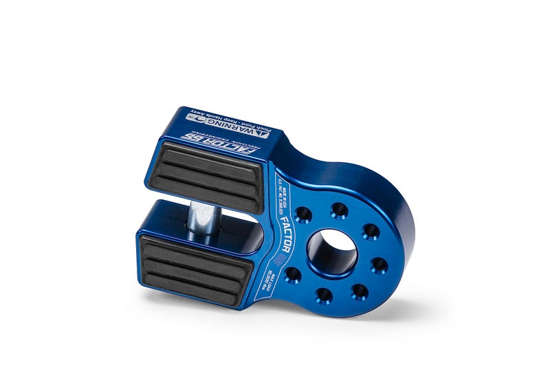 Factor 55 FLATLINK Winch Shackle Mount Blue Standard 0005002
