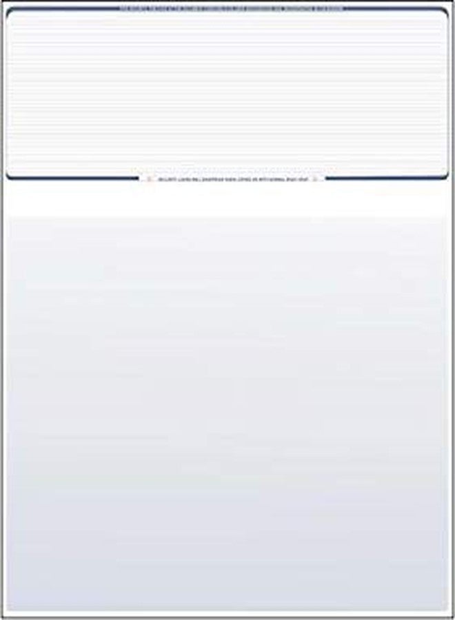 Compuchecks Business Voucher Check Stock - 500 Sheets, Check on Top, Blue Pinstripe - Image 2