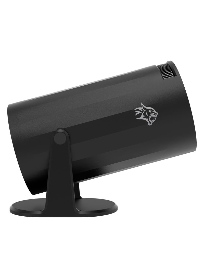 Gaming 4K Projector Android 11 with Auto Keystone and Gamepad Controller / HDMI/3.5/USB Interface / Wi-Fi / BT5.0 Connectivity / 20000+ Games / Plug & Play - Black