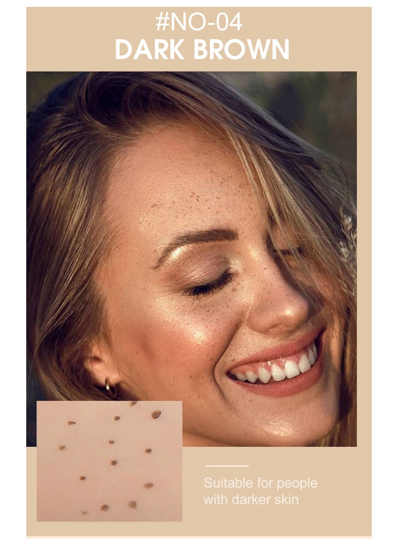 Handaiyan HANDAIYAN Freckle Pen 4 Colors Available, Natural Lifelike Freckle Makeup Pen, Waterproof Long Lasting Quick Dry Natural Makeup (4)  - Image 2
