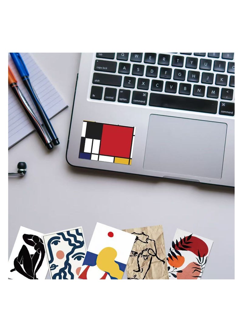 Goolsky 50pcs Pop Art Stickers with Positive Messages, Vibrant Designs for Journals, Laptops, Water Bottles, Cars - Inspirational Gift, Paper Material, Floral, Animal, Geometric, and Typography Themes, Gift Stickers | Inspirational Decals | Colorful Prints, Cute Stickers - Image 4