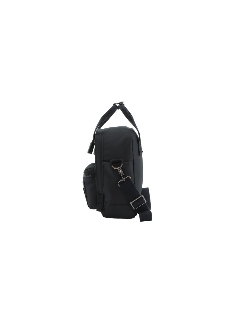 NATIONAL GEOGRAPHIC National Geographic LEGEND Mini Utility Bag Black For Men and Women, Durable Water Resistant Multi Function Casual Shoulder Bag/Lunch Box Bag With Top Handle/Removable Strap  - Image 2