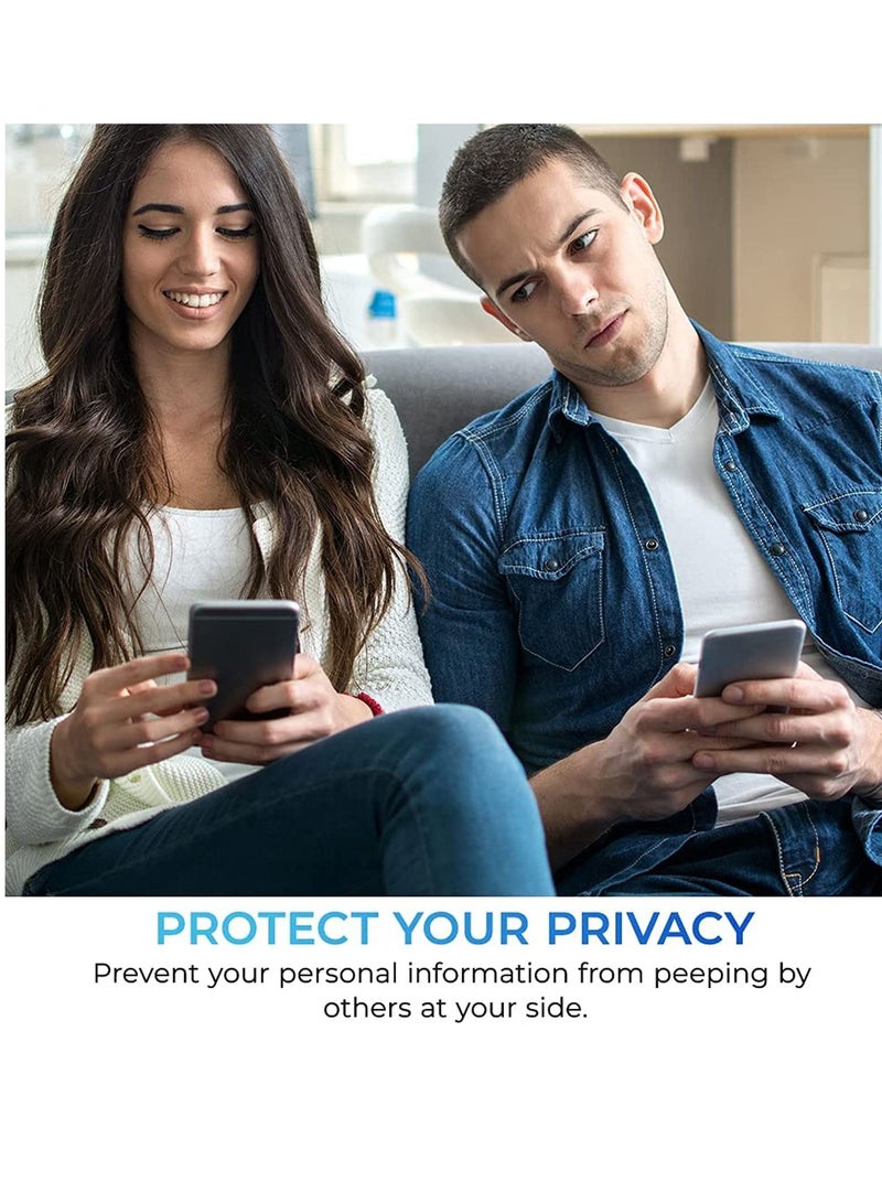 BORTONY Pack of 2 Privacy Screen Protector Compatible with iPhone 14/13/13 Pro Privacy [9H Hardness] [Anti-scratch] Anti-spy Tempered Glass Film for Apple iPhone 14/13/13 Pro 6.1 inch - Image 5