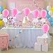 Suppromo Pink Tulle Tutu Balloons with Candy Box for Baby Shower Centerpieces Girls Butterflies Birthday Party Wedding Table Decorations with Inflate Balloons Pump 6 Packs - Image 2