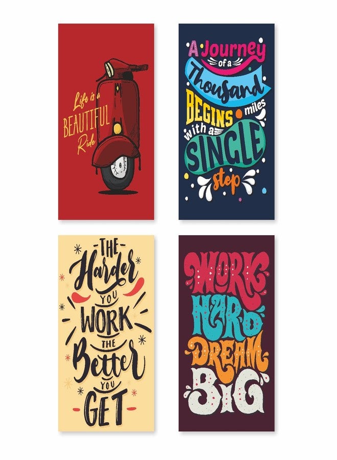 SR CREATIVE CRAFT Motivational Posters for Office and Student Room Walls with Adhesive Strips (Unframed & 300GSM) (45 cm x 30 cm x 0.2 cm & Pack of 10), Multicolor - Image 2