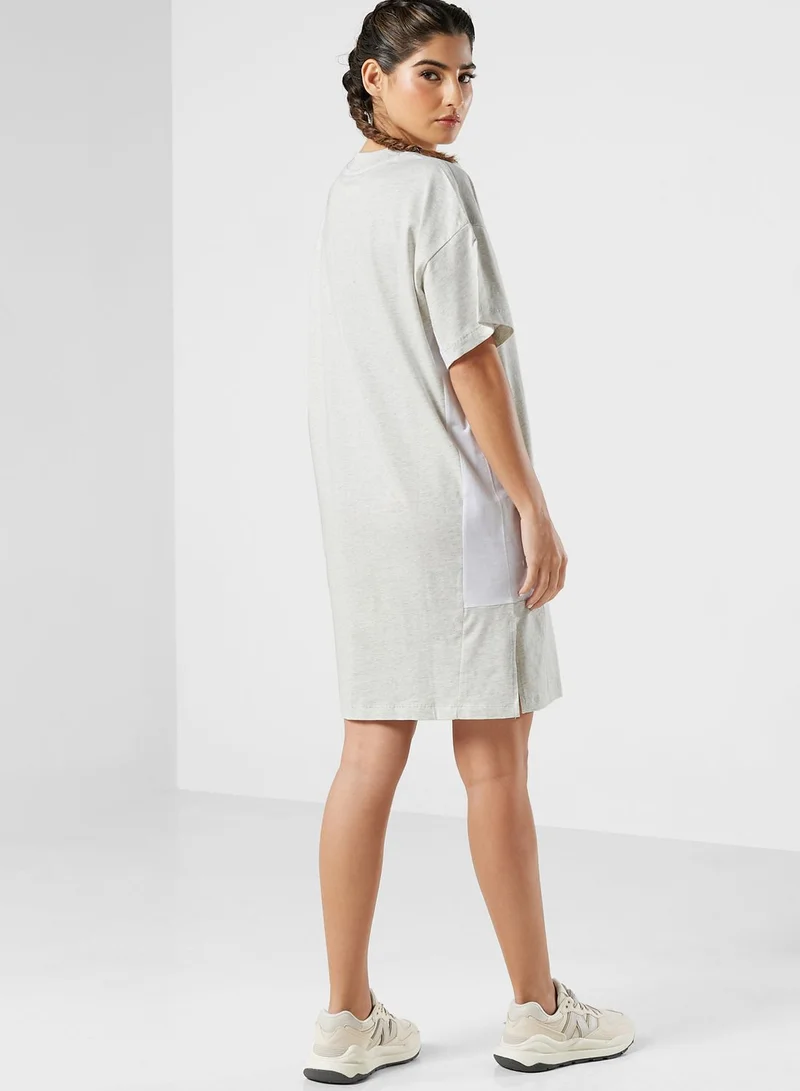 new balance t shirt dress New Balance | Dresses | New Balance T Shirtstyle Dress Size Medium Short Sleeve In Charcoal Grey