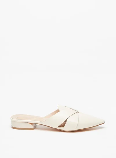 سيليست Women's Panelled Slip-On Flat Mules