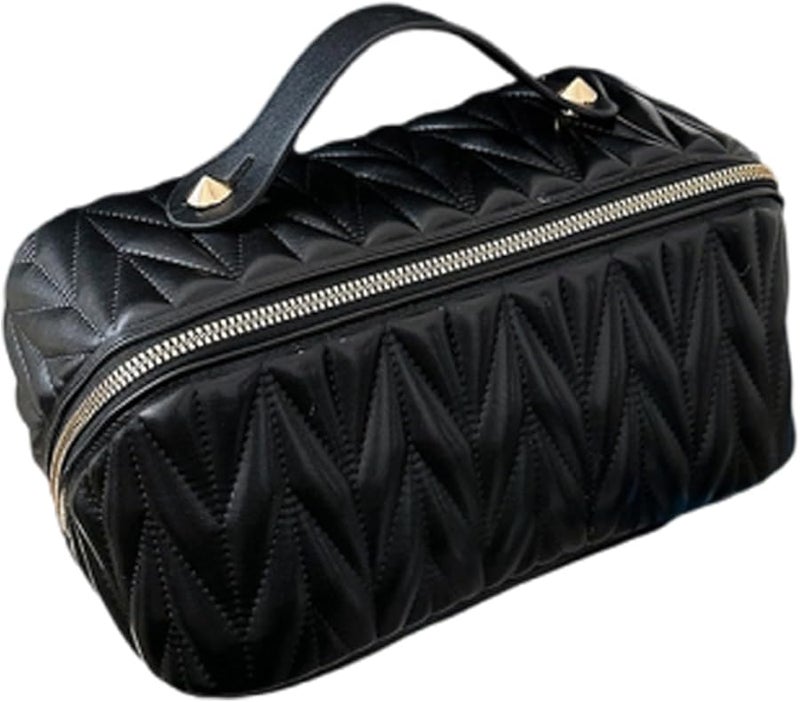 Large Wide Open Travel Toiletry Bag With Handle Color B - Image 1