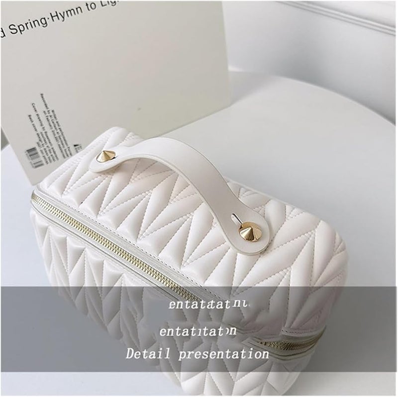 Large Wide Open Travel Toiletry Bag With Handle Color B - Image 3