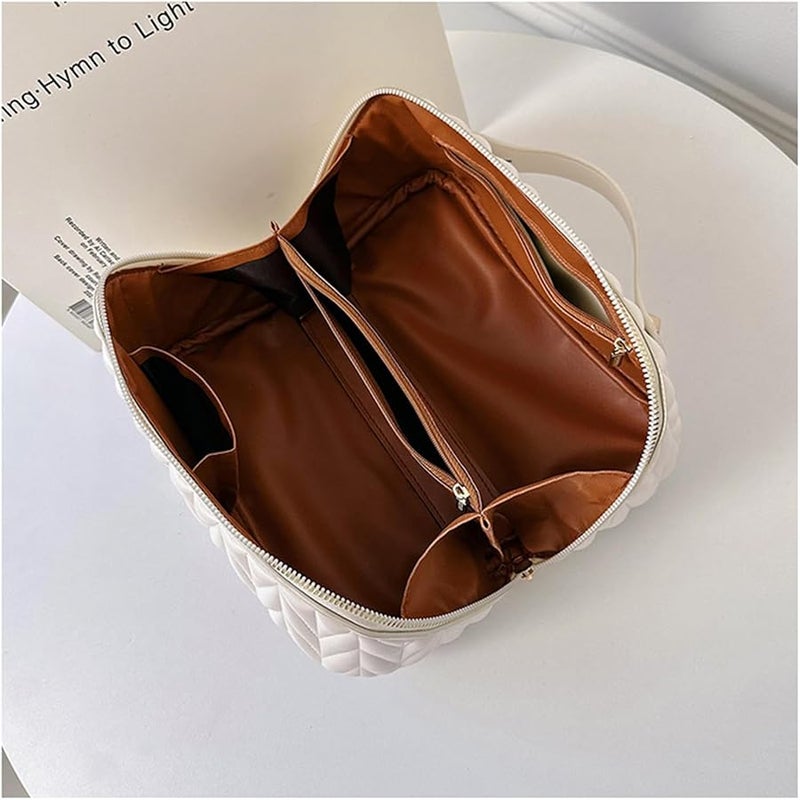 Large Wide Open Travel Toiletry Bag With Handle Color B - Image 5