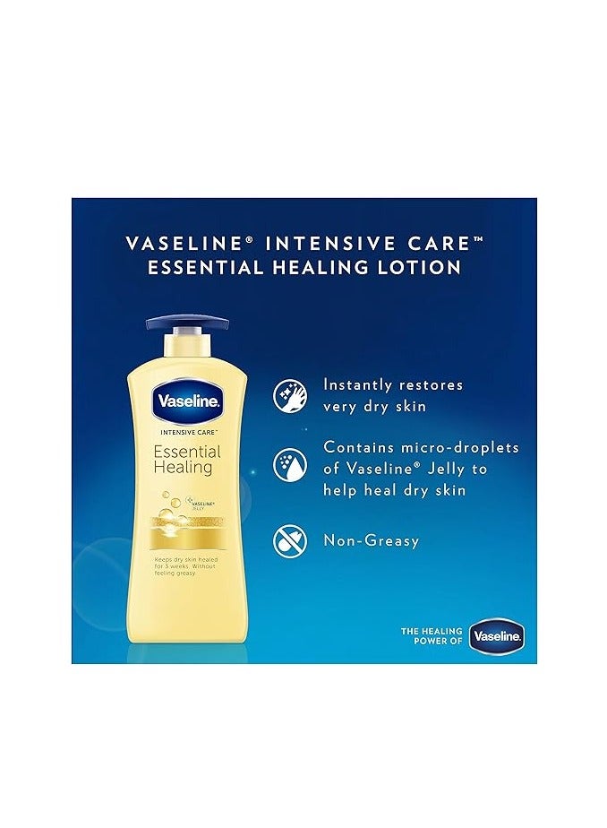 Vaseline Intensive Care Essential Healing Body Lotion 600ml - Image 2