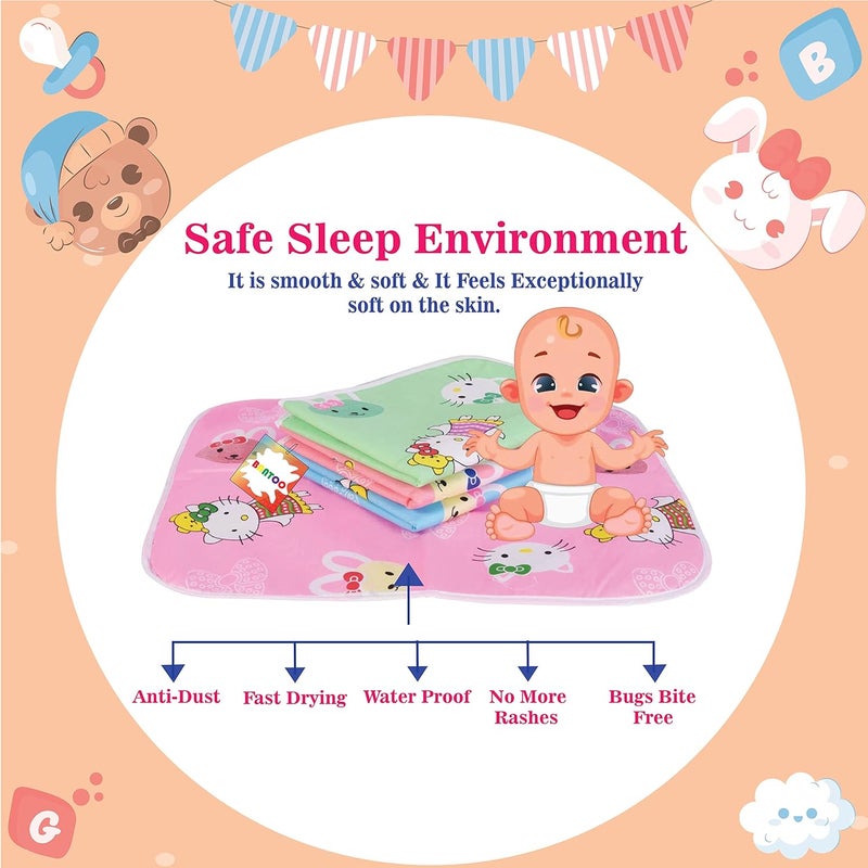 Bantoo Baby Bed New Born Baby Bedding Set Baby Sleeping Bag Carry Bag Baby Beds Mattress Nest Bed Mosquito Net Sleeping Essentials Carrier Nest Infants Gift Combo 06 Months - Image 5