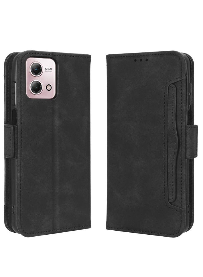 Wallet case Stand Cover for Motorola G Play 2024 4G -Magnetic Closure, Ultra Slim Leather Flip Cover Wallet for Motorola G Play 2024 4G - Image 1