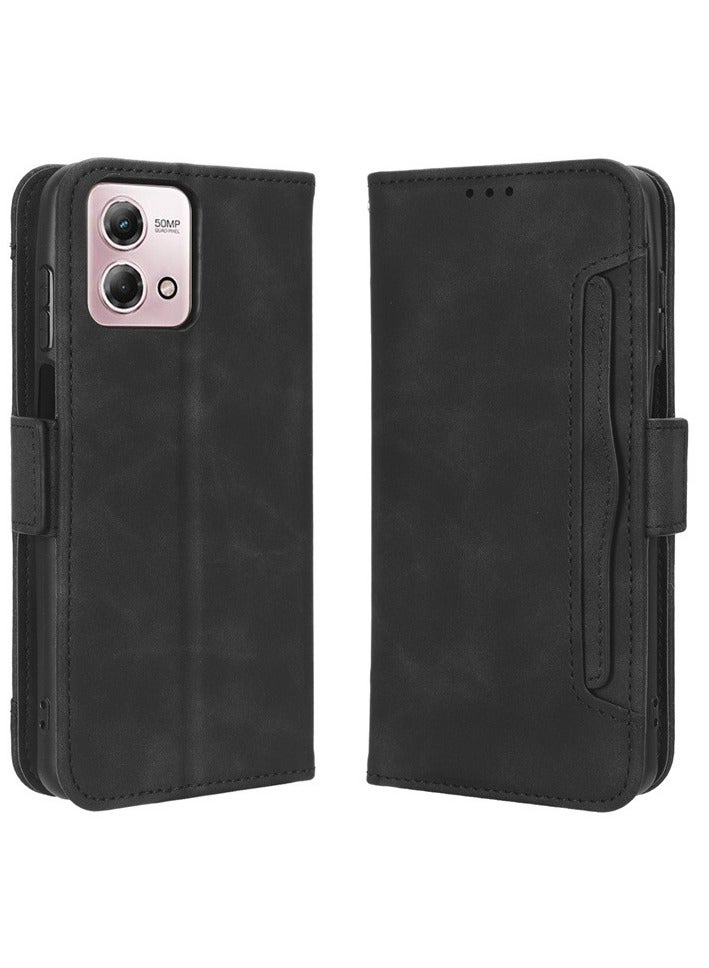 Wallet case Stand Cover for Motorola G Play 2024 4G -Magnetic Closure, Ultra Slim Leather Flip Cover Wallet for Motorola G Play 2024 4G - Image 2