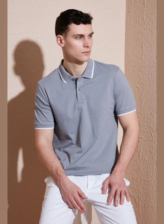 Buratti Buratti Cotton Regular Fit Polo Neck T Shirt Men's Polo Neck T Shirt 5902063