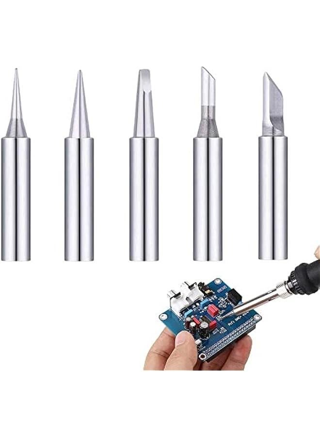 MOXO Universal LeadFree Soldering Iron Tip Set for Soldering Station Welding and Cutting  5 - Image 1